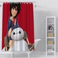 thumbnail image 3 of Cortina de ducha de dibujos animados Disney Big Hero 6, tela de poliéster impermeable, pintura colorida, cortinas de baño, decoración del baño del hogar, 3 of 5