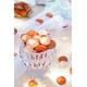 thumbnail image 5 of Pétalos de rosa de seda artificial Serwalin, 300 unidades, mezcla de naranja, 5 of 7