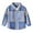 T128-Blue, variant on Little Big Boys Girls Plaid Flannel Shirt Button Down Family Matching Outfits(5-6 Years,T128-Blue)