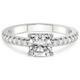 thumbnail image 3 of 5 Carat IGI Certified Cushion Shape Lab Grown Diamond Engagement Ring | 14K White Gold |Galen Secret Halo Diamond Ring | FG-VS1-VS2 Quality Friendly Diamonds, 3 of 4