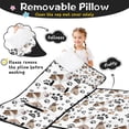 thumbnail image 3 of Bulldog Dog and Footprints Toddler Nap Mats for Kids Preschool,Sleeping Mat Bag or Kids,Toddler Sleeping Bag,Toddler Nap Mat or Daycare, 3 of 6