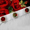 thumbnail image 4 of jejeloiu Red Valentine Rose Black Out Curtains,Happy Valentine'S Day Curtains Pack of 2 (42x63 Each),Kawaii Heart Print Bedroom Curtains For Men Women,Luxury Bedroom Decor, 4 of 6