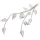 thumbnail image 4 of KAKOWELY Pinza para el pelo de novia, tocado de novia para boda, pinza para el pelo con diamantes de imitación, pinza de hoja, accesorio para el pelo de boda, 4 of 5