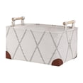 thumbnail image 1 of GUOOL Panier de Rangement pour Linge Panier à Linge Pliable Carré Panier à Jouets 38x28x21cm, 1 of 9