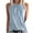 Gray, variant on Babysbule Womens Tank Tops Summer Women's Sleeveless Summer Casual Tops Round Neck Printing Sleeveless Vest Tops