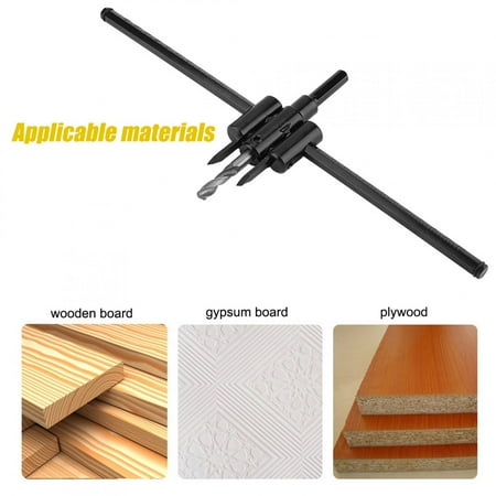 

Circle Hole Drill Bit DIY Woodworking Tool Saw Drill Bit For Wooden Board Gypsum Board