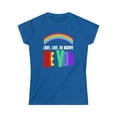 thumbnail image 4 of Be You LGBT Pride Rainbow Flag Lesbian Gay Pride Ally Womens Shirts, 4 of 8