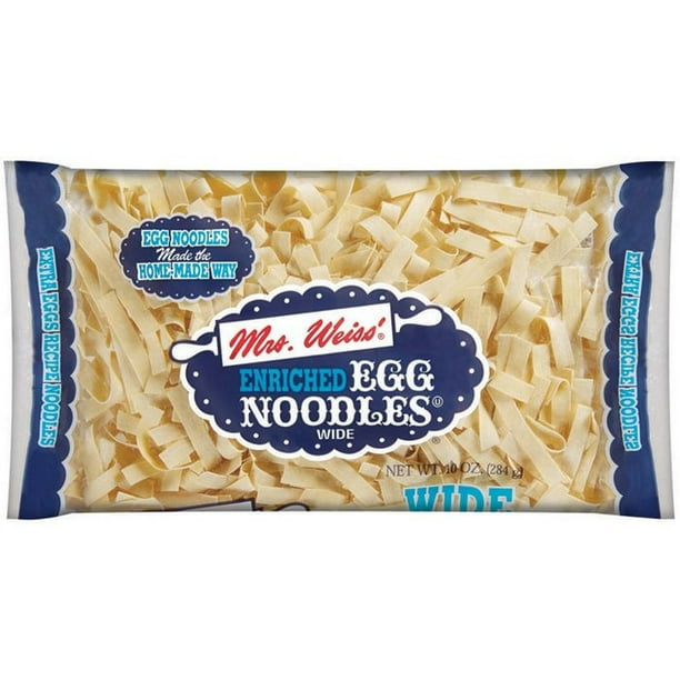 Mrs Weiss' Kluski Egg Noodles 16 Oz Bag (Pack of 12)