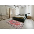 thumbnail image 4 of Ahgly Company Indoor Rectangle Traditional Brown Red Persian Area Rugs, 6' x 9', 4 of 6