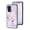 Purple, variant on OnePlus Nord N200 5G Case, Floral Slim Flexible TPU for Girls Women Bumper Shock Absorption Rubber Case with Ring Holder Stand Soft Silicone Cover for OnePlus Nord N200 5G 6.49" 2021,White Floral
