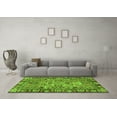 thumbnail image 3 of Ahgly Company Indoor Rectangle Abstract Green Modern Area Rugs, 2' x 5', 3 of 4