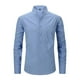 thumbnail image 3 of Blusa y camisa de manga larga con cuello vuelto para hombre, informal, con botones, de lino y algodón, a la moda., 3 of 4