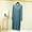 Light Blue, variant on YHAJDS Nightgowns For Women Solid Color Round Neck Long Sleeve Home Dress Long Sleep Gown