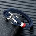 thumbnail image 5 of Nautical Survival Bracelet Dual Rope with Stainless Steel Anchor, 5 of 9