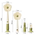 thumbnail image 5 of Sylvtty Cleaning Brush with Suction Cup Base Removable Flower Sponge Head Three-in-One Functions Multi-functional Cleaning Brush, 5 of 7