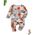 thumbnail image 2 of Newborn Baby Girl Clothes Romper Onesie Cotton Newborn Outfit for Girls Cute Infant Girl Jumpsuits Clothes 0-3 Months, 2 of 7