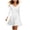 White, variant on SOOMLON Mini Dresses for Women Plus Size Long Sleeve Short Dress Soft Stretch Dress Flowy Summer Beach Vacation Wear