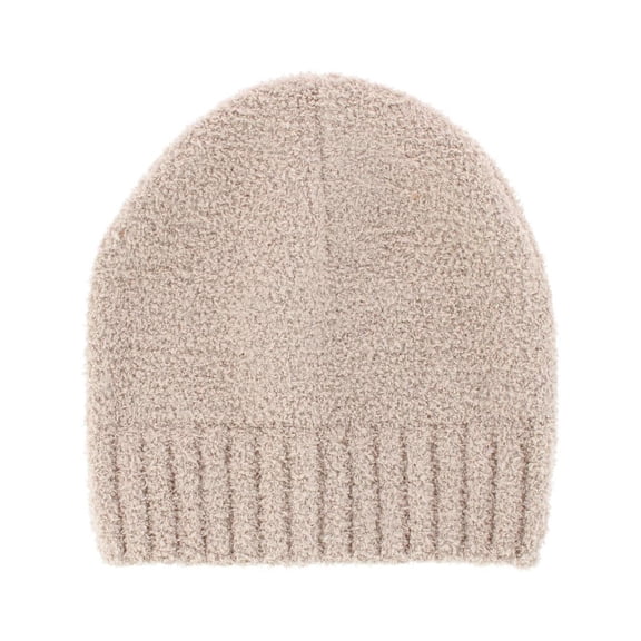 CTM Girl's One Size Fits Most Solid Soft Winter Knit Beanie Hat