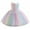 Pink, variant on MEZZALL Children Flowy Rainbow Dress Candy Rainbow Carnival Dance Dress Cozy Dailywear 7-8 Years