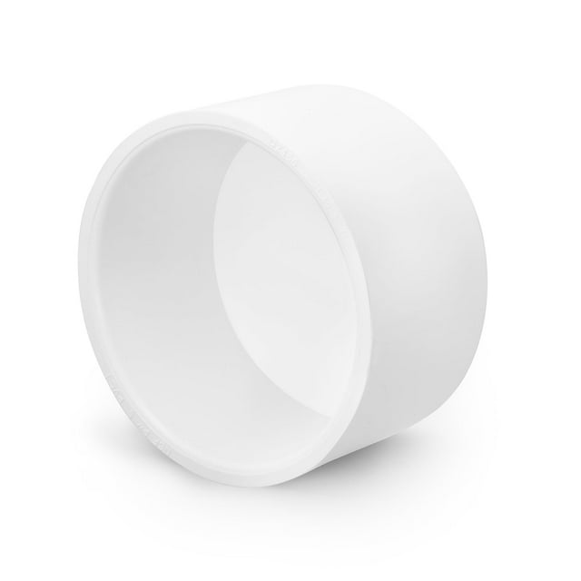 Tapones de PVC para tubos Zernmiarder, 3 pulgadas, color blanco SCH40, 2 piezas