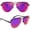 Purple, variant on Polarized Aviator Sunglasses Men Women Retro Vintage Pilot Sun Glasses UV400 Protection - Pink