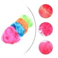 thumbnail image 4 of Miangastore Perruque Tête BOBO Vert Bleu Orange Pêche Rose 4 Pcs 12x6.7 Po, 4 of 8