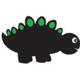 thumbnail image 2 of Sassafras Enterprises 3760DI Kid Dinosaur Chalkboard, 2 of 2