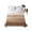 Brown, variant on Haze Blue White Ombre Twim XL Size Flat Sheet, Wrinkleproof & Fadeproof Cooling Flat Bed Sheet Only, Vintage Gradient Striped Aesthetics Breathable Soft Bedding Top Sheets 66 x 102 Inches