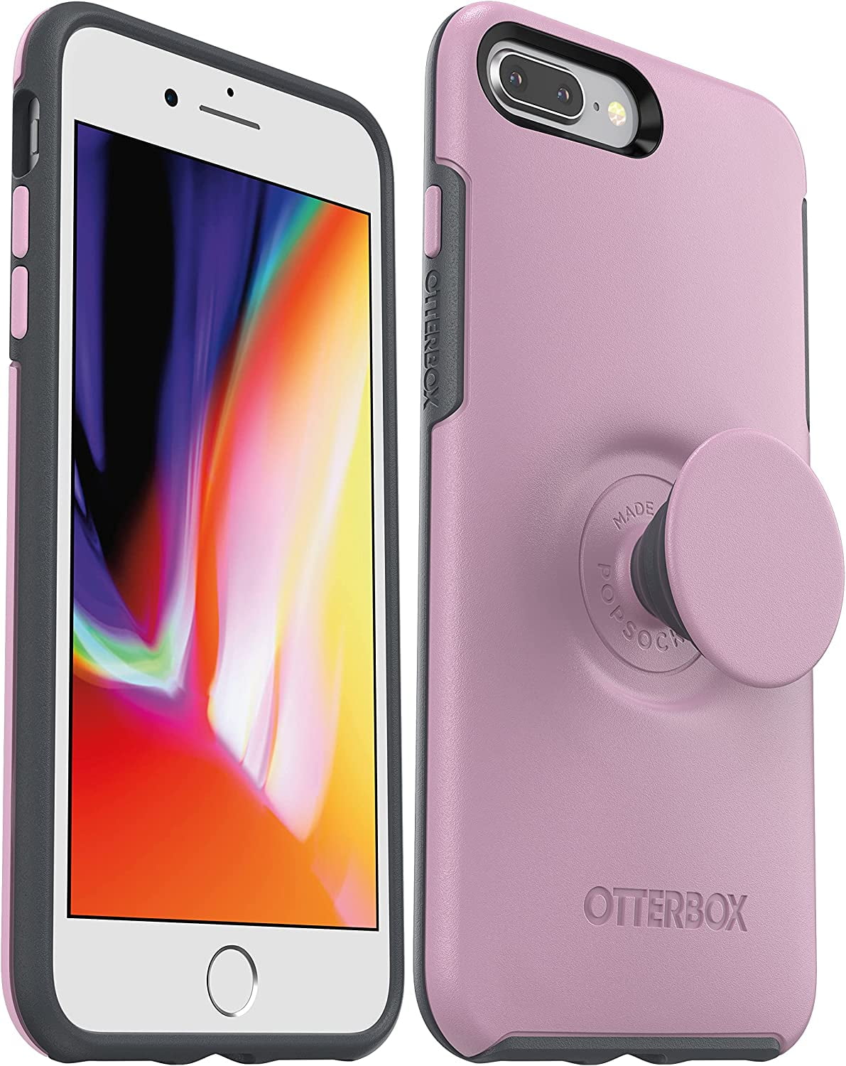 OtterBox + Pop Symmetry Series Case for iPhone 8 Plus & 7 Plus, Mauveolous
