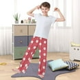 thumbnail image 5 of joogoo Baseballs on Red Pajama Pants Pj Bottoms Sleepwear Lounge M, 5 of 9