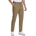 thumbnail image 1 of Pantalones de golf Streitt, elástico, de secado rápido, para hombre, color caqui oscuro, 1 of 6