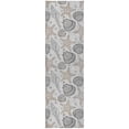 thumbnail image 2 of Addison Rugs Dream Shag Premium Machine Washable Transitional Shells Fog Runner Rug, 2'3" x 7'6", 2 of 8