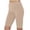 Beige, variant on Compression Shorts Leggings for Women Yoga Running Gym Ladies Spandex Sports Active Shorts Biker Plus Size 2X 3X 4X
