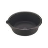 Custom Accessories 6 Qt Black Polyethylene Oil Drain Pan 31118