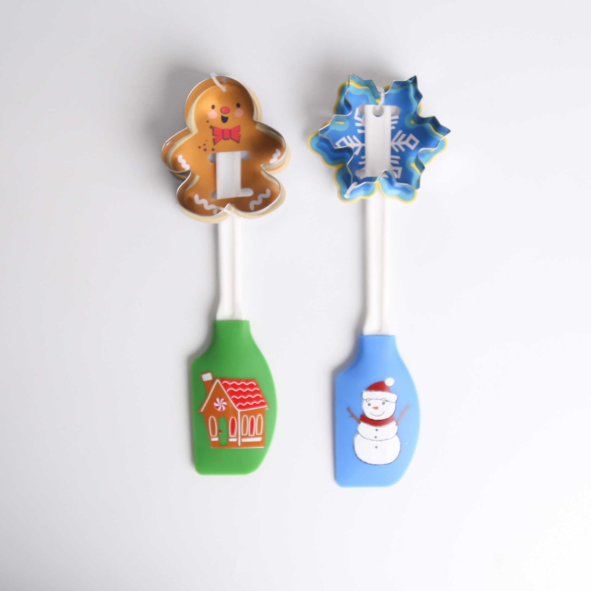 Holiday Time Cookie Cutter Spatula Set, Gingerbread BrickSeek