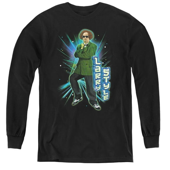 Three Stooges - Larry Style - Youth Long Sleeve Shirt - X-Large