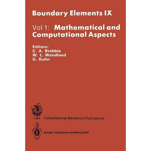 Boundary Elements Mathematical and Computational Aspects, Book 9, (Paperback)