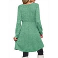 thumbnail image 5 of Fantaslook Square Neck Long Sleeve Dresses for Women Casual Trendy Sweater Dress with Pockets, 5 of 9