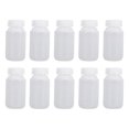 thumbnail image 1 of 10Pcs Plastic Reagent Bottle with Spiral Cover, Labelable, Wide Mouth, Leakproof for  Liquid Storage, Suitable for Storage of Liquids, Reagents, and Samples, 1 of 7