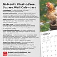 thumbnail image 3 of Chickens 2025 12 X 24 Inch Monthly Square Wall Calendar Plastic-Free, (Paperback), 3 of 9