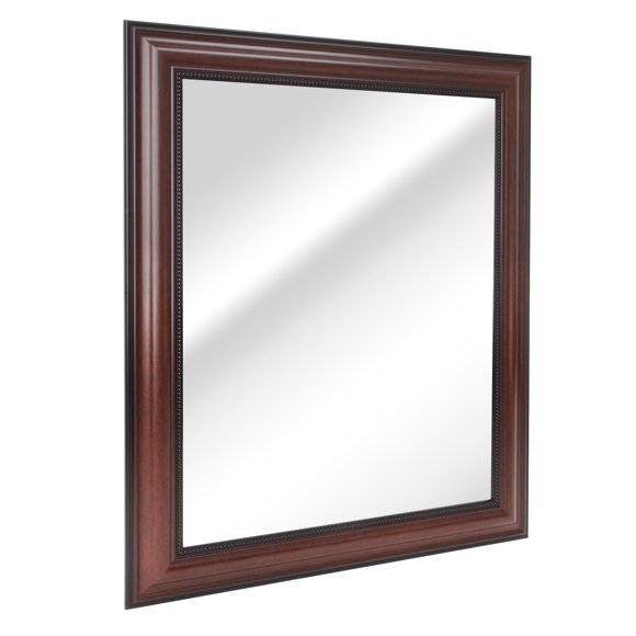 Head West Cherry Traditional Wall Mirror, 28 34-Inch