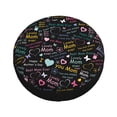 thumbnail image 3 of Bingfone I Love You Mom Spare Tire Cover Weatherproof Universal Wheel Protectors For Rv Camper Travel Trailer Suv Truck-17 Inch, 3 of 9