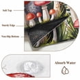 thumbnail image 6 of Large Area Rugs for Living Room Bedroom, Red Mushrooms 8'x10' Rug Washable Carpet Runner Indoor Outdoor, Spring Forest Leaves Butterfly Plants Non Slip Floor Mats Rug for Kitchen, Patio, 6 of 8