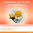 thumbnail image 3 of Lampara Infantil Para Techo, Luz Ideal Básquetbol P/cristal, 3 of 6