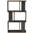 thumbnail image 5 of Bowery Hill 3 Shelf Display Bookcase in Brown and Dark Grey, 5 of 7