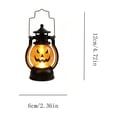 thumbnail image 3 of Cheapark Cute Halloween Decorative Night Light Ornaments, Battery Operated Mini Warm Flickering LED Table Lamp, Indoor Holiday Ambient Light For Halloween Party Home Bedroom Desktop Decor Gift, 3 of 7