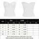 thumbnail image 2 of Blusas Y2K Top plisado Bandeau para mujer, jersey de punto sin mangas, ropa de discoteca Hotsweet de Color sólido Kuymtek Blanco Xl para Mujer, 2 of 7