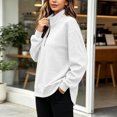 thumbnail image 5 of Vivianyo HD Women's Half Zip Sweatshirt, Longline Long Sleeve Pullover, Fall Marled Knit Top for Daily Outings and Casual Lounging, Sizes S-3XL, 5 of 8
