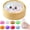 Flash White, variant on 2026 Upgrade Glitter Dumpling - Dumpling Squishy Glitter, Dumplings Stress Ball for Playing, Party, Alone (Purple)