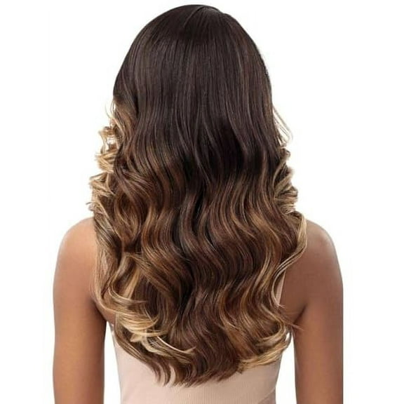 Outre Synthetic Melted Hairline HD Lace Front Wig - BEGONIA (DR4/BL GOLDEN HONEY)